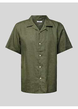 Koszula casualowa o pudełkowym kroju z kołnierzem z połami ze sklepu Peek&Cloppenburg  w kategorii Koszule męskie - zdjęcie 170342598
