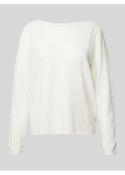 Sweter z dzianiny z okrągłym dekoltem ze sklepu Peek&Cloppenburg  w kategorii Swetry damskie - zdjęcie 170342639