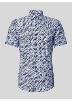 Koszula casualowa o kroju slim fit ze wzorem na całej powierzchni model ‘Roan’ ze sklepu Peek&Cloppenburg  w kategorii Koszule męskie - zdjęcie 170342657