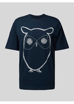T-shirt z nadrukiem z motywem model ‘big owl’ ze sklepu Peek&Cloppenburg  w kategorii T-shirty męskie - zdjęcie 170342737
