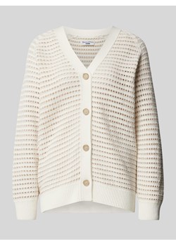 Kardigan z ażurowym wzorem ze sklepu Peek&Cloppenburg  w kategorii Swetry damskie - zdjęcie 170342818