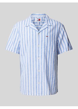 Koszula casualowa o kroju slim fit z rękawem o dł. 1/2 ze sklepu Peek&Cloppenburg  w kategorii Koszule męskie - zdjęcie 170342879