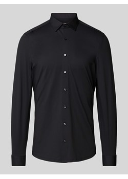 Koszula biznesowa o kroju Super Slim Fit z kołnierzykiem typu kent ze sklepu Peek&Cloppenburg  w kategorii Koszule męskie - zdjęcie 170342946