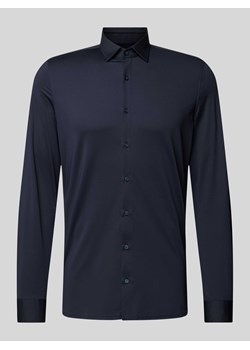 Koszula biznesowa o kroju Super Slim Fit z kołnierzykiem typu kent ze sklepu Peek&Cloppenburg  w kategorii Koszule męskie - zdjęcie 170342956