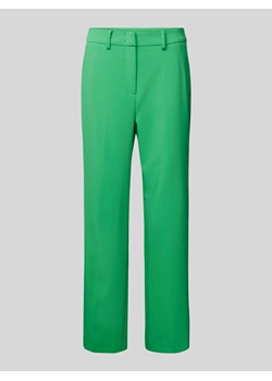 Spodnie materiałowe o kroju regular fit ze szlufkami na pasek ze sklepu Peek&Cloppenburg  w kategorii Spodnie damskie - zdjęcie 170343005