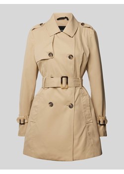Płaszcz z paskiem w talii ze sklepu Peek&Cloppenburg  w kategorii Płaszcze damskie - zdjęcie 170343119