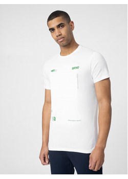 4F T-Shirt 4FSS23TTSHM311 Biały Regular Fit ze sklepu MODIVO w kategorii T-shirty męskie - zdjęcie 170343249