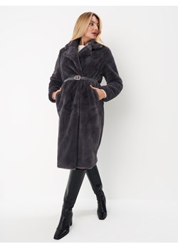 Mohito - Płaszcz z paskiem w talii - szary ze sklepu Mohito w kategorii Płaszcze damskie - zdjęcie 170343568