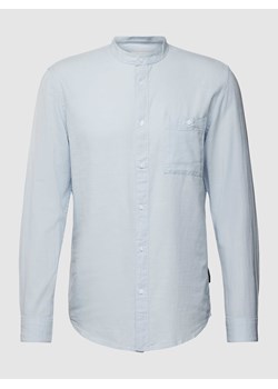 Koszula casualowa o kroju basic fit ze stójką ze sklepu Peek&Cloppenburg  w kategorii Koszule męskie - zdjęcie 170380555