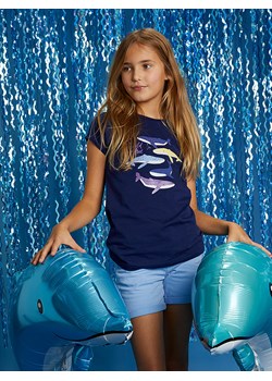 lamino Koszulka w kolorze granatowym ze sklepu Limango Polska w kategorii Bluzki dziewczęce - zdjęcie 170381785