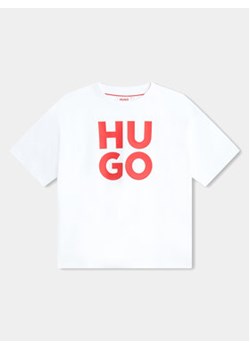 Hugo T-Shirt G00008 S Biały Regular Fit ze sklepu MODIVO w kategorii T-shirty chłopięce - zdjęcie 170391239