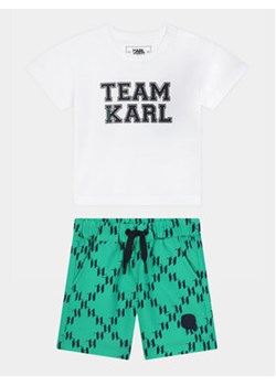Karl Lagerfeld Kids Komplet t-shirt i spodenki Z30131 M Kolorowy Regular Fit ze sklepu MODIVO w kategorii Komplety niemowlęce - zdjęcie 170391289