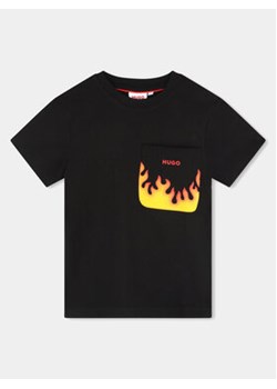 Hugo T-Shirt G00010 D Czarny Regular Fit ze sklepu MODIVO w kategorii T-shirty chłopięce - zdjęcie 170391295