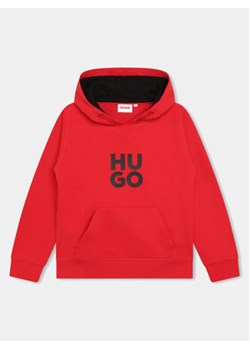Hugo Bluza G00022 S Czerwony Regular Fit ze sklepu MODIVO w kategorii Bluzy chłopięce - zdjęcie 170391299