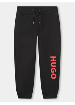 Hugo Spodnie dresowe G00042 S Czarny Regular Fit ze sklepu MODIVO w kategorii Spodnie chłopięce - zdjęcie 170391407
