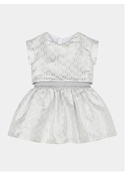 Karl Lagerfeld Kids Sukienka codzienna Z30121 M Écru Regular Fit ze sklepu MODIVO w kategorii Sukienki niemowlęce - zdjęcie 170391477