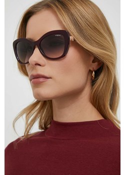 VOGUE okulary przeciwsłoneczne 0VO5515SB damskie kolor fioletowy ze sklepu ANSWEAR.com w kategorii Okulary przeciwsłoneczne damskie - zdjęcie 170393837