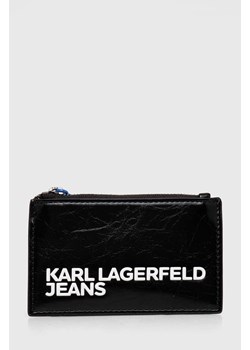 Karl Lagerfeld Jeans portfel kolor czarny ze sklepu ANSWEAR.com w kategorii Portfele męskie - zdjęcie 170394369