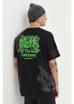 Vans t-shirt bawełniany męski kolor czarny z nadrukiem ze sklepu ANSWEAR.com w kategorii T-shirty męskie - zdjęcie 170394608