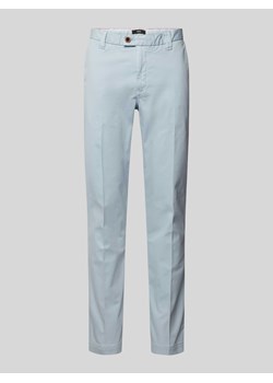 Spodnie zapinane na haftkę i zamek błyskawiczny model ‘WOOD’ ze sklepu Peek&Cloppenburg  w kategorii Spodnie męskie - zdjęcie 170395419