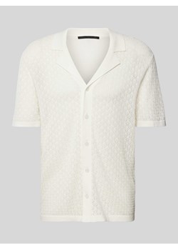 Koszula casualowa o kroju regular fit z ażurowym wzorem model ‘Ray’ ze sklepu Peek&Cloppenburg  w kategorii Koszule męskie - zdjęcie 170395555