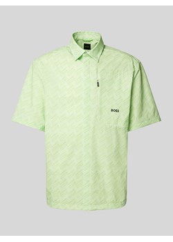Koszula casualowa o kroju regular fit z nadrukiem na całej powierzchni model ‘Bechno’ ze sklepu Peek&Cloppenburg  w kategorii Koszule męskie - zdjęcie 170395656