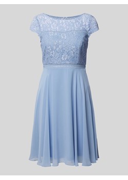 Sukienka koktajlowa z kwiatową koronką ze sklepu Peek&Cloppenburg  w kategorii Sukienki - zdjęcie 170395715