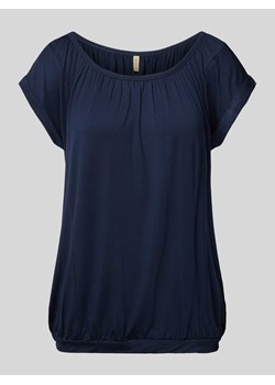 T-shirt z zakładkami model ‘Marica’ ze sklepu Peek&Cloppenburg  w kategorii Bluzki damskie - zdjęcie 170395958