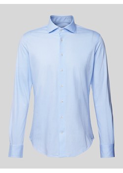 Koszula biznesowa o kroju slim fit z kołnierzykiem typu cutaway ze sklepu Peek&Cloppenburg  w kategorii Koszule męskie - zdjęcie 170396357