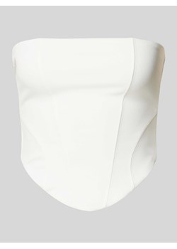 Top bandażowy z ozdobnymi szwami ze sklepu Peek&Cloppenburg  w kategorii Bluzki damskie - zdjęcie 170396458