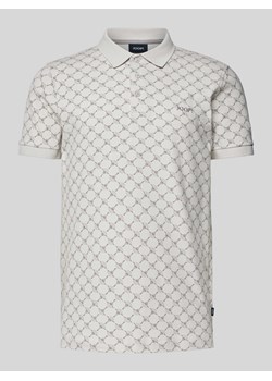 Koszulka polo o kroju regular fit z nadrukiem z logo na całej powierzchni model ‘Paigam’ ze sklepu Peek&Cloppenburg  w kategorii T-shirty męskie - zdjęcie 170397055