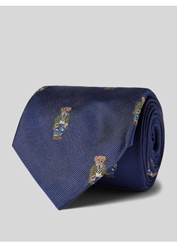 Krawat z czystego jedwabiu ze sklepu Peek&Cloppenburg  w kategorii Krawaty - zdjęcie 170397075