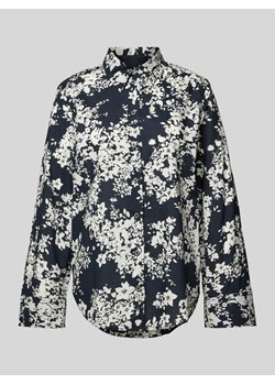 Bluzka z kwiatowym nadrukiem na całej powierzchni ze sklepu Peek&Cloppenburg  w kategorii Koszule damskie - zdjęcie 170397167