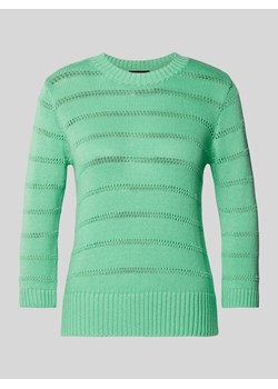 Sweter z dzianiny z ażurowym wzorem ze sklepu Peek&Cloppenburg  w kategorii Swetry damskie - zdjęcie 170397347