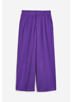 H & M - Eleganckie spodnie - Fioletowy ze sklepu H&M w kategorii Spodnie damskie - zdjęcie 170398277