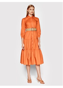 Liu Jo Sukienka koszulowa WA2401 T4883 Pomarańczowy Regular Fit ze sklepu MODIVO w kategorii Sukienki - zdjęcie 170399807
