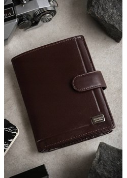 Duży, skórzany portfel męski na zatrzask - Rovicky ze sklepu 5.10.15 w kategorii Portfele męskie - zdjęcie 170405298