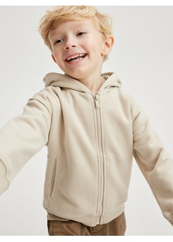 Reserved - Rozpinana bluza z kapturem - beżowy ze sklepu Reserved w kategorii Bluzy chłopięce - zdjęcie 170405768