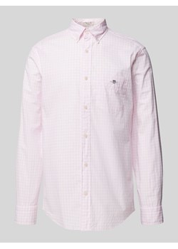 Koszula casulowa o kroju regular fit ze wzorem w kratkę vichy model ‘POPLIN’ ze sklepu Peek&Cloppenburg  w kategorii Koszule męskie - zdjęcie 170406609