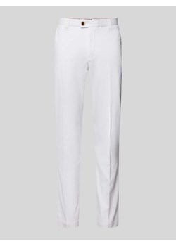 Spodnie zapinane na haftkę i zamek błyskawiczny model ‘WOOD’ ze sklepu Peek&Cloppenburg  w kategorii Spodnie męskie - zdjęcie 170406696