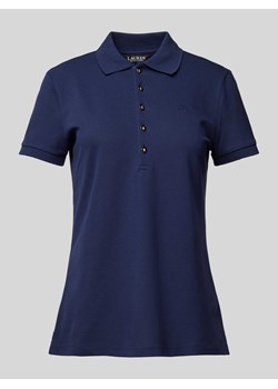 Koszulka polo o kroju slim fit z wyhaftowanym logo model ‘KIEWICK’ ze sklepu Peek&Cloppenburg  w kategorii Bluzki damskie - zdjęcie 170406717