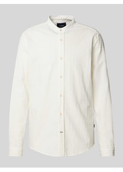 Koszula casualowa o kroju regular fit ze stójką model ‘Hedde’ ze sklepu Peek&Cloppenburg  w kategorii Koszule męskie - zdjęcie 170406988