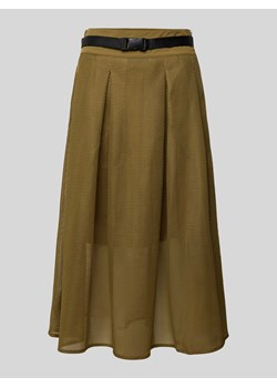 Spódnica midi z ozdobnymi szwami model ‘SARAH’ ze sklepu Peek&Cloppenburg  w kategorii Spódnice - zdjęcie 170406998