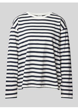 Bluzka z długim rękawem z wzorem w paski ze sklepu Peek&Cloppenburg  w kategorii Bluzki damskie - zdjęcie 170407107