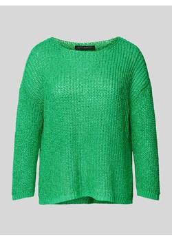 Sweter z dzianiny z obniżonymi ramionami ze sklepu Peek&Cloppenburg  w kategorii Swetry damskie - zdjęcie 170407376