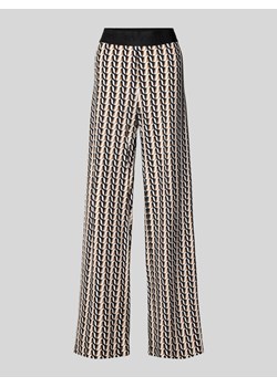 Spodnie materiałowe o luźnym kroju z elastycznym pasem model ‘ALLISON’ ze sklepu Peek&Cloppenburg  w kategorii Spodnie damskie - zdjęcie 170407567