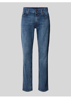 Jeansy o kroju regular fit z 5 kieszeniami model ‘PIPE’ ze sklepu Peek&Cloppenburg  w kategorii Jeansy męskie - zdjęcie 170407626