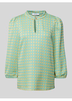 Bluzka z mieszanki wiskozy z graficznym wzorem ze sklepu Peek&Cloppenburg  w kategorii Bluzki damskie - zdjęcie 170407707