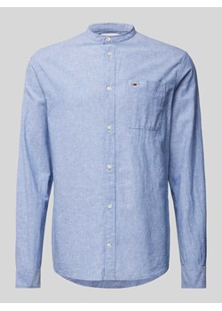 Koszula casualowa o kroju regular fit ze stójką ze sklepu Peek&Cloppenburg  w kategorii Koszule męskie - zdjęcie 170407869