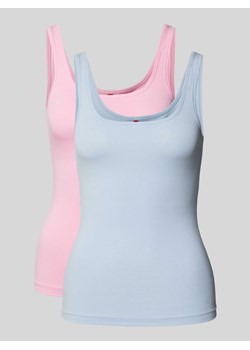 Top w jednolitym kolorze ze sklepu Peek&Cloppenburg  w kategorii Bluzki damskie - zdjęcie 170408325